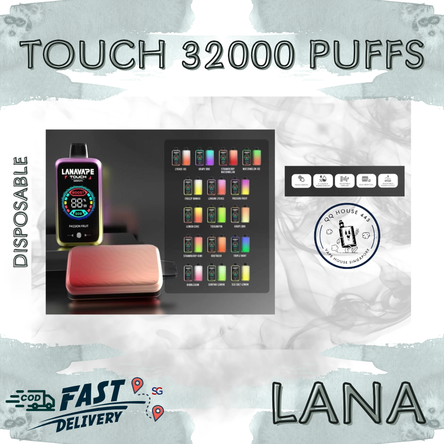 Lana Touch 32000 Puffs | Singapore Disposable Vape Delivery – SG