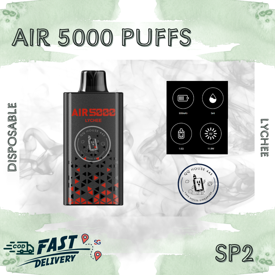 SP2 Air 5000 Disposable Vape – Lychee – Buy in Singapore | SG Vape House QQ 443