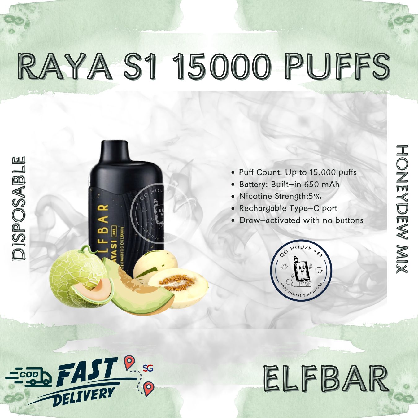 Elfbar Raya S1 15000 Puffs
