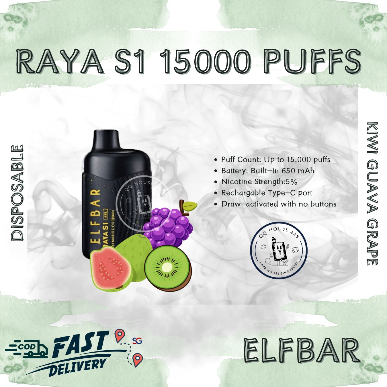 Elfbar Raya S1 15000 Puffs