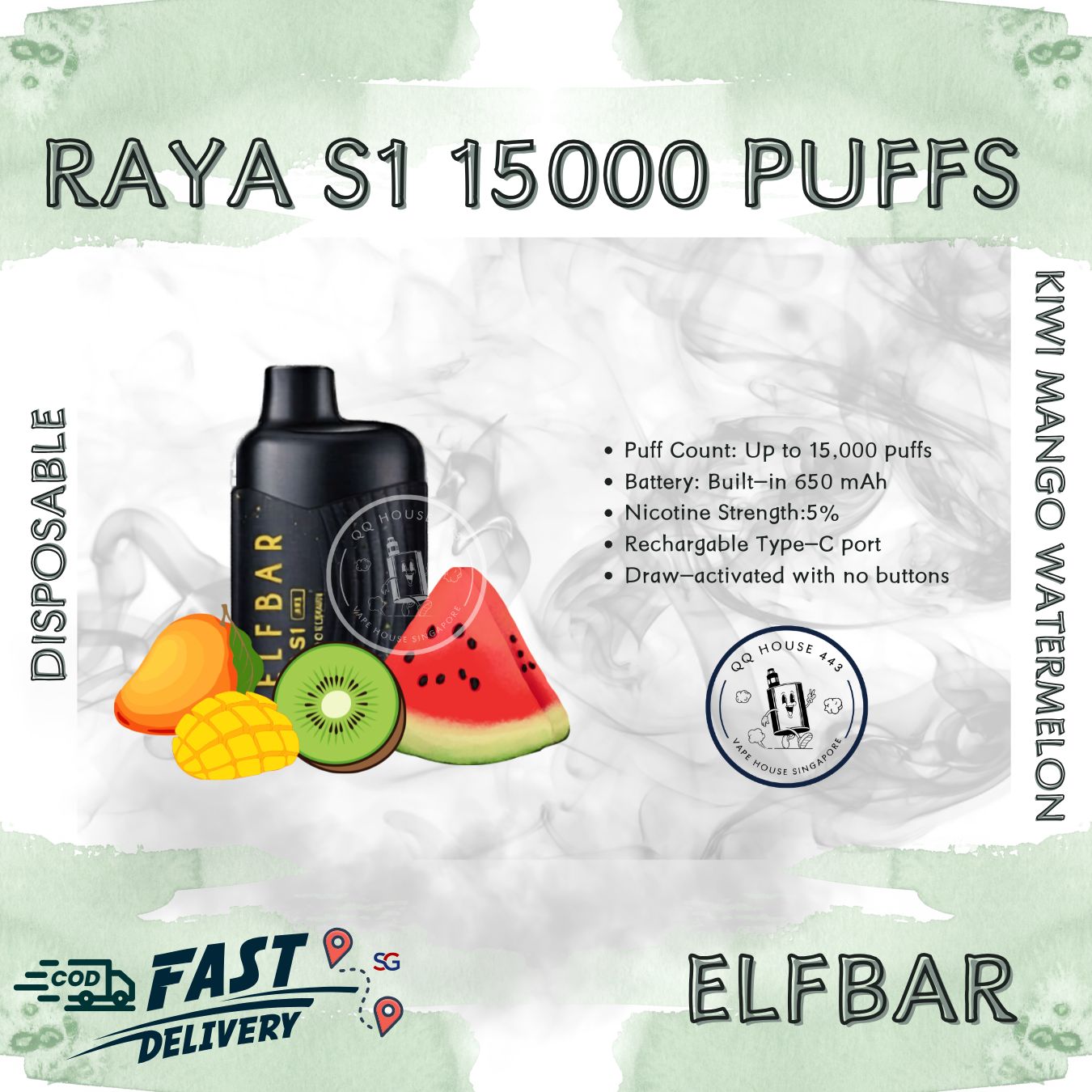 Elfbar Raya S1 15000 Puffs