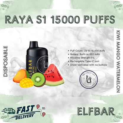 Elfbar Raya S1 15000 Puffs