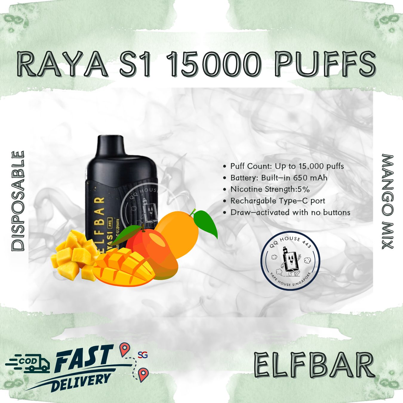 Elfbar Raya S1 15000 Puffs
