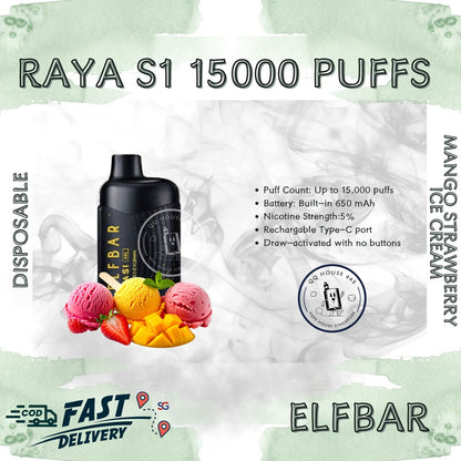 Elfbar Raya S1 15000 Puffs