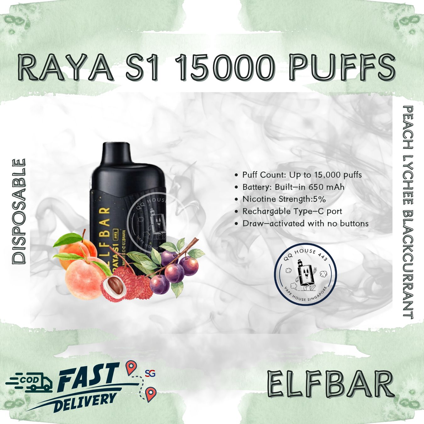 Elfbar Raya S1 15000 Puffs