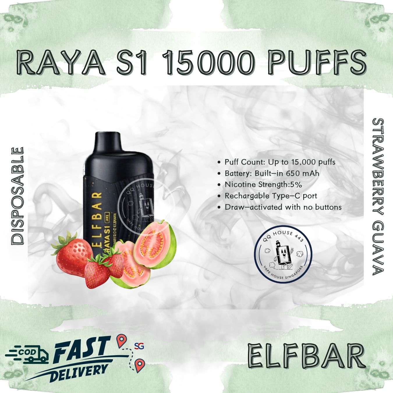 Elfbar Raya S1 15000 Puffs